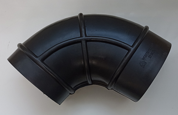 Воздуховод угол с радиусом d150x430
