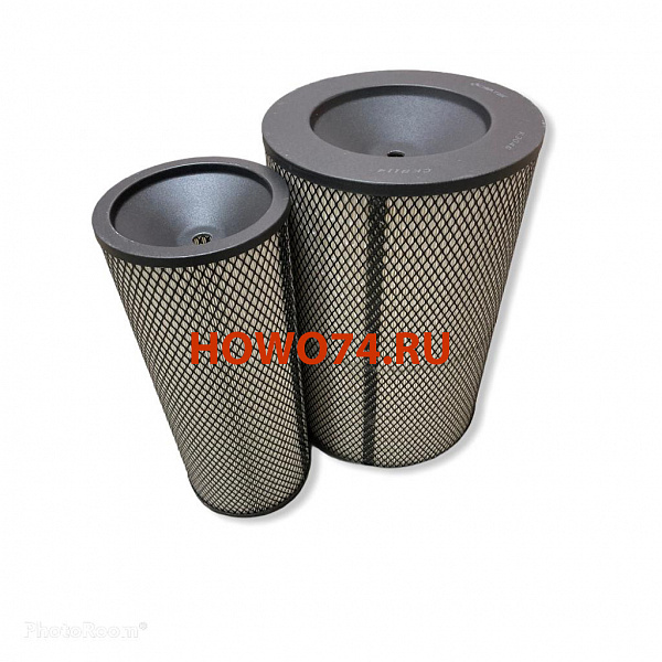 Фильтр воздушный K3046 Howo Евро2 (мет. дно) Createk